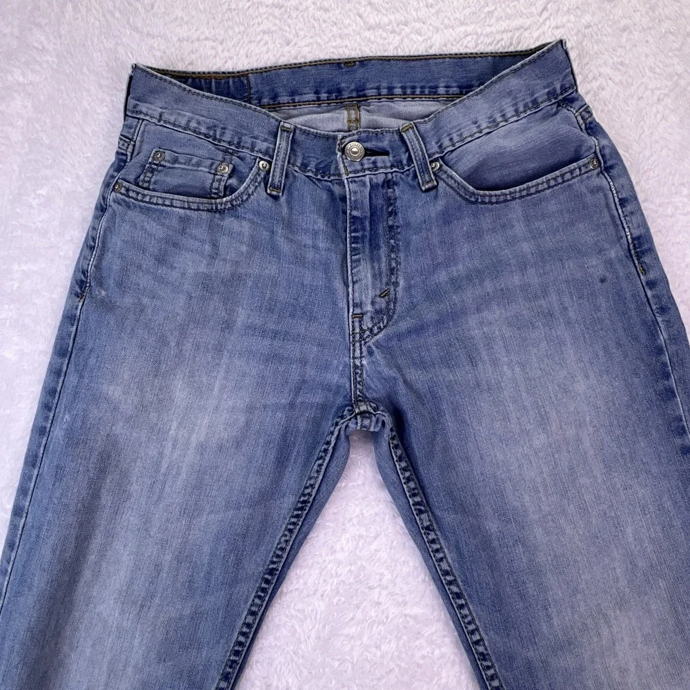 Levi's 559‎ Jeans Men's Size 30x32 Blue Relaxed Straight Med Wash Distressed